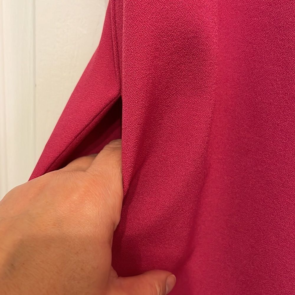 Blaque Label Raspberry colored Shift dress with pockets - Picture 7 of 8